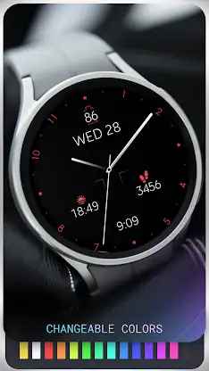 Minimal Gold v21 Watch Face screenshot 4