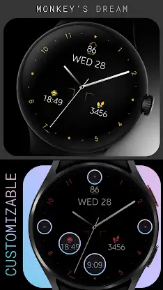 Minimal Gold v21 Watch Face screenshot 3
