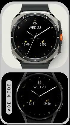 Minimal Gold v21 Watch Face screenshot 5