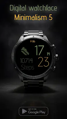Minimalism 5 Digital watchface screenshot 1