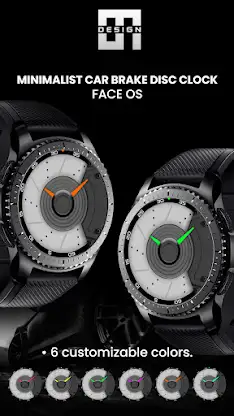 Cars Brake Disc Clock screenshot 4