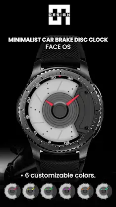 Cars Brake Disc Clock screenshot 1