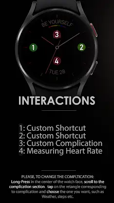 Minimal Rainbow watch face screenshot 7