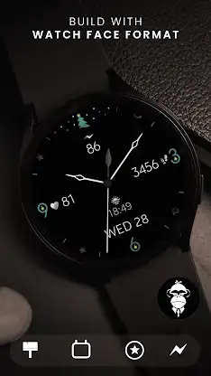 Minimal Christmas Watch Face screenshot 1