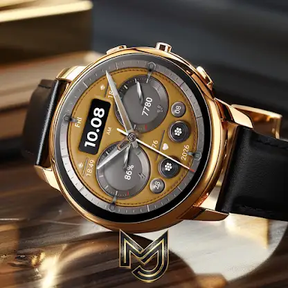 MJ305 Leather Hybrid Watch screenshot 3