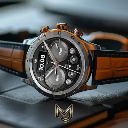 MJ305 Leather Hybrid Watch screenshot 4