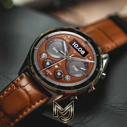 MJ305 Leather Hybrid Watch screenshot 5