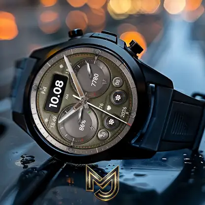 MJ305 Leather Hybrid Watch screenshot 6