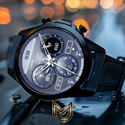MJ311 Elegant Night Watch Face screenshot 7