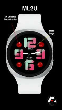 ML2U 109 Watch Face screenshot 2