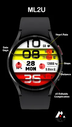 ML2U 126 Watch Face screenshot 2
