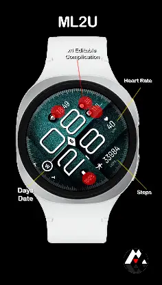 ML2U 140 Watch Face screenshot 2