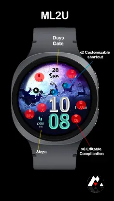ML2U 146 Watch Face screenshot 2