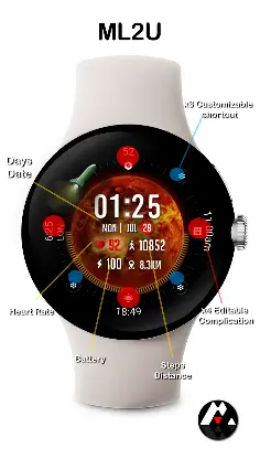 ML2U 171 Watch Face screenshot 2