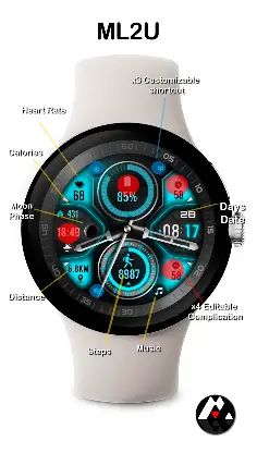 ML2U 176 Watch Face screenshot 2