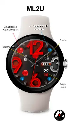 ML2U 183 Watch Face screenshot 2