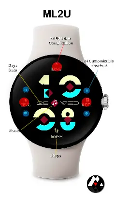 ML2U 190 Watch Face screenshot 2