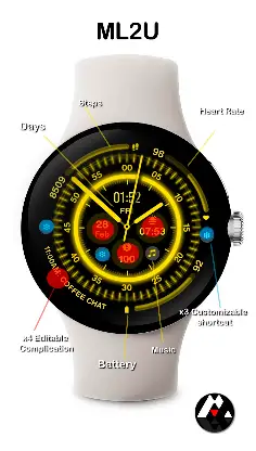ML2U 194 Watch Face screenshot 2