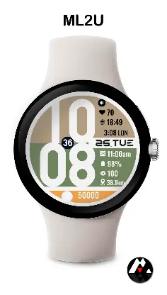 ML2U 195 Watch Face screenshot 5