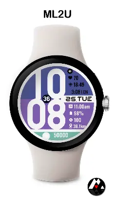 ML2U 195 Watch Face screenshot 3