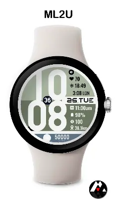 ML2U 195 Watch Face screenshot 6