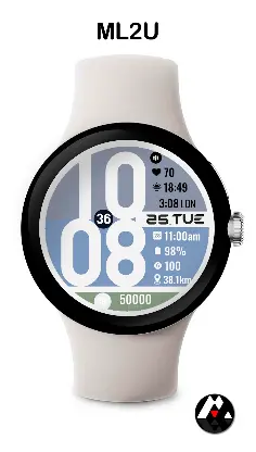 ML2U 195 Watch Face screenshot 1