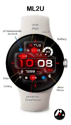 ML2U 216 Watch Face screenshot 2