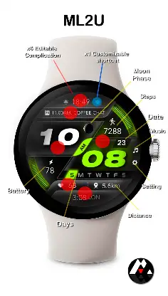 ML2U 223 Watch Face screenshot 2