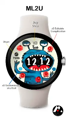 ML2U 226 Watch Face screenshot 2