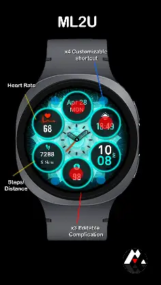 ML2U 236 Watch Face screenshot 2