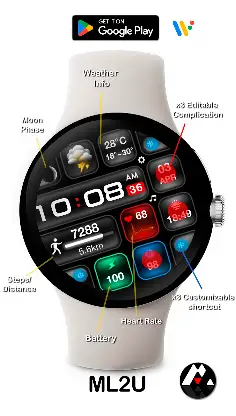 ML2U 238 Watch Face screenshot 2