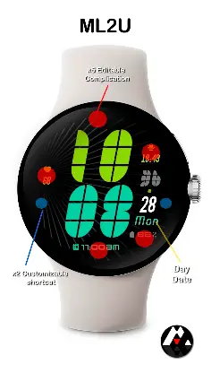 ML2U 240 Watch Face screenshot 2