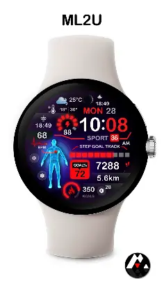 ML2U 245 Watch Face screenshot 1
