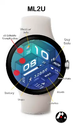 ML2U 253 Watch Face screenshot 2