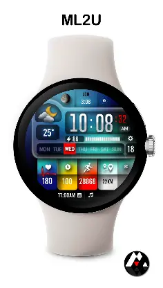ML2U 254 Watch Face screenshot 1