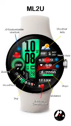 ML2U 260 Watch Face screenshot 2