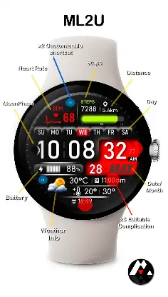 ML2U 272 Watch Face screenshot 2