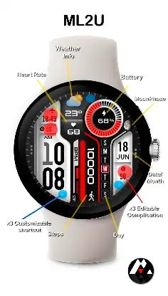 ML2U 274 Watch Face screenshot 2