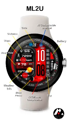 ML2U 277 Watch Face screenshot 2