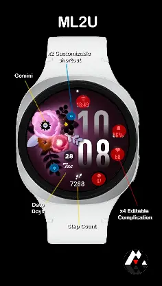 ML2U 313 Floral Digital Art screenshot 2