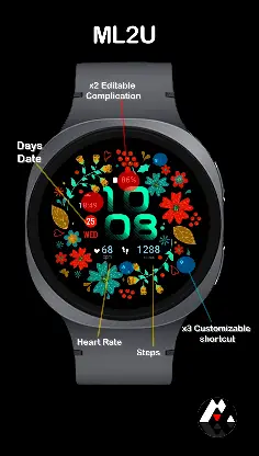 ML2U 317 Watch Face screenshot 2