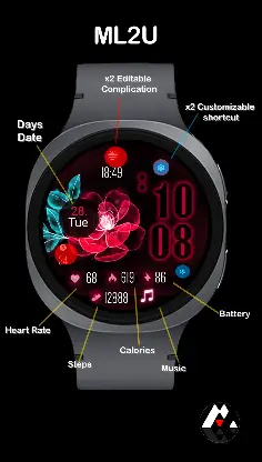 ML2U 319 Watch Face screenshot 2