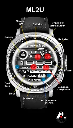 ML2U 322 Watch Face screenshot 2