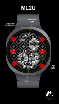 ML2U 325 Watch Face screenshot 2