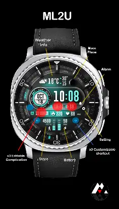 ML2U 329 Watch Face screenshot 2