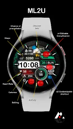 ML2U 332 Watch Face screenshot 2