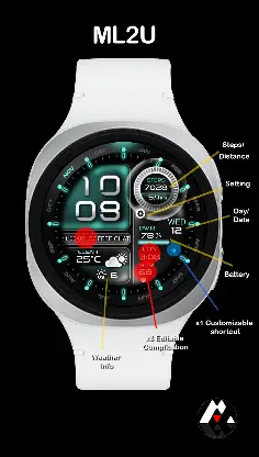 ML2U 350 Watch Face screenshot 2