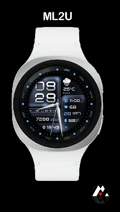 ML2U 350b Hybrid Watch Face screenshot 6