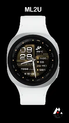 ML2U 350b Hybrid Watch Face screenshot 4