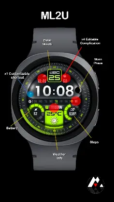 ML2U 364 Watch Face screenshot 2